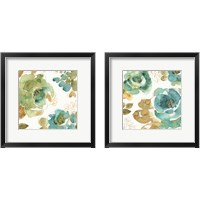 Framed 'My Greenhouse Roses 2 Piece Framed Art Print Set' border=
