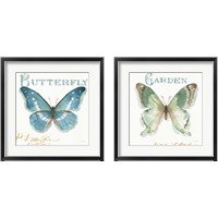 Framed My Greenhouse Butterflies 2 Piece Framed Art Print Set