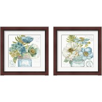 Framed 'My Greenhouse Botanical 2 Piece Framed Art Print Set' border=