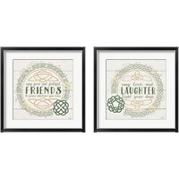 Framed 'Irish Blessings 2 Piece Framed Art Print Set' border=
