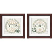 Framed 'Irish Blessings 2 Piece Framed Art Print Set' border=