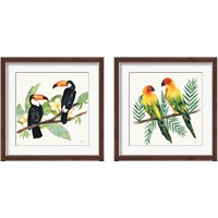 Framed Tropical Fun Bird 2 Piece Framed Art Print Set