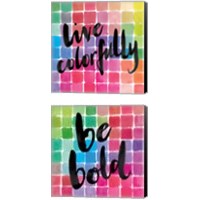 Framed Color Quotes 2 Piece Canvas Print Set