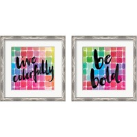 Framed 'Color Quotes 2 Piece Framed Art Print Set' border=