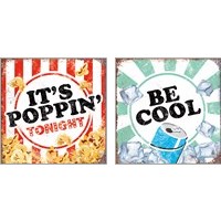 Framed Poppin' & Cool 2 Piece Art Print Set