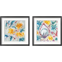 Framed 'Boho Pattern  2 Piece Framed Art Print Set' border=