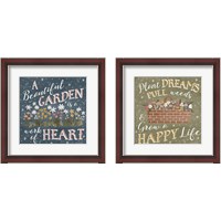 Framed Blooming Garden 2 Piece Framed Art Print Set