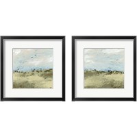 Framed Green Fields 2 Piece Framed Art Print Set