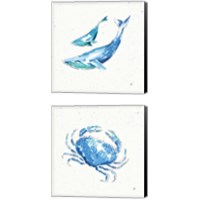 Framed 'Maritime  2 Piece Canvas Print Set' border=