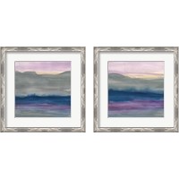Framed 'Grey Hills  2 Piece Framed Art Print Set' border=