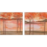 Framed 'Mountain Meadow 2 Piece Art Print Set' border=