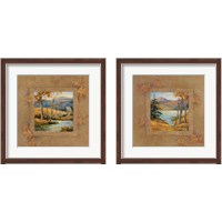 Framed 'Autumn Lodge 2 Piece Framed Art Print Set' border=