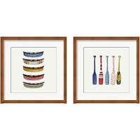 Framed 'Canoe 2 Piece Framed Art Print Set' border=