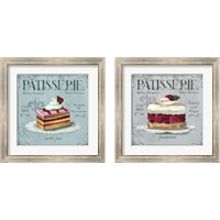 Framed 'Patisserie 2 Piece Framed Art Print Set' border=