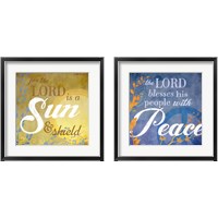 Framed Psalm Peace 2 Piece Framed Art Print Set
