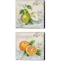 Framed 'Tutti Fruiti 2 Piece Canvas Print Set' border=