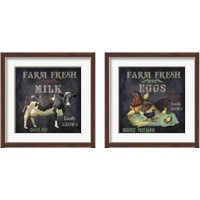 Framed Farm Fresh Eggs 2 Piece Framed Art Print Set