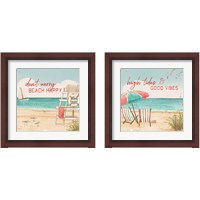 Framed Beach Time 2 Piece Framed Art Print Set