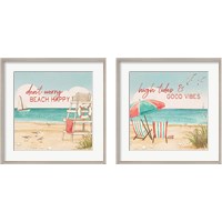 Framed Beach Time 2 Piece Framed Art Print Set
