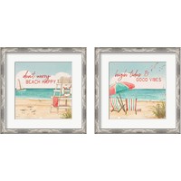 Framed Beach Time 2 Piece Framed Art Print Set