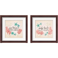 Framed Beach Time  2 Piece Framed Art Print Set