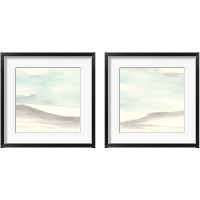 Framed 'Teal Sky 2 Piece Framed Art Print Set' border=