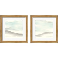 Framed 'Teal Sky 2 Piece Framed Art Print Set' border=