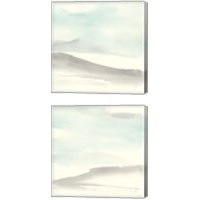 Framed 'Teal Sky 2 Piece Canvas Print Set' border=