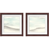Framed Teal Sky 2 Piece Framed Art Print Set