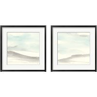 Framed Teal Sky 2 Piece Framed Art Print Set