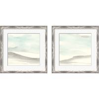 Framed 'Teal Sky 2 Piece Framed Art Print Set' border=