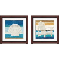 Framed Beachscape 2 Piece Framed Art Print Set