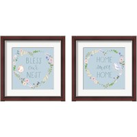 Framed 'Spring Sentiments 2 Piece Framed Art Print Set' border=