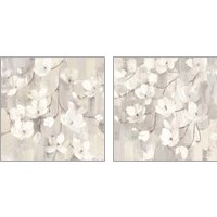 Framed 'Magnolias in Spring 2 Piece Art Print Set' border=