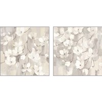 Framed Magnolias in Spring 2 Piece Art Print Set