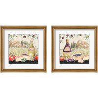 Framed 'Tuscan Flavor 2 Piece Framed Art Print Set' border=