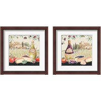 Framed 'Tuscan Flavor 2 Piece Framed Art Print Set' border=