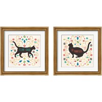 Framed Otomi Cats 2 Piece Framed Art Print Set