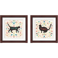 Framed Otomi Cats 2 Piece Framed Art Print Set