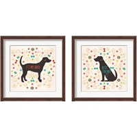 Framed Otomi Dogs 2 Piece Framed Art Print Set