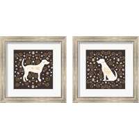 Framed 'Otomi Dogs Dark Neutral 2 Piece Framed Art Print Set' border=