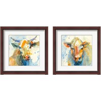 Framed Happy Cows 2 Piece Framed Art Print Set