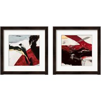 Framed 'Ride the Tiger 2 Piece Framed Art Print Set' border=