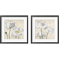 Framed Poppies in White 2 Piece Framed Art Print Set