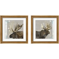 Framed Moose Tails 2 Piece Framed Art Print Set