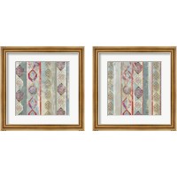 Framed 'Painted Wood 2 Piece Framed Art Print Set' border=