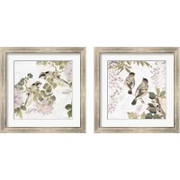 Framed Woodland Birds 2 Piece Framed Art Print Set