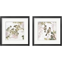 Framed 'Woodland Birds 2 Piece Framed Art Print Set' border=