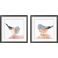 Framed 'Birdie  2 Piece Framed Art Print Set' border=
