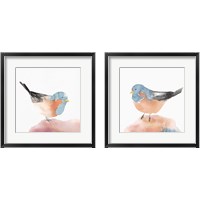 Framed 'Birdie  2 Piece Framed Art Print Set' border=
